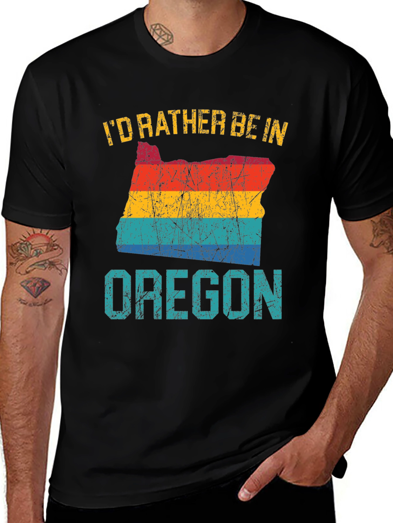 Oregon State Graphic Tee - Retro Travel Shirt
