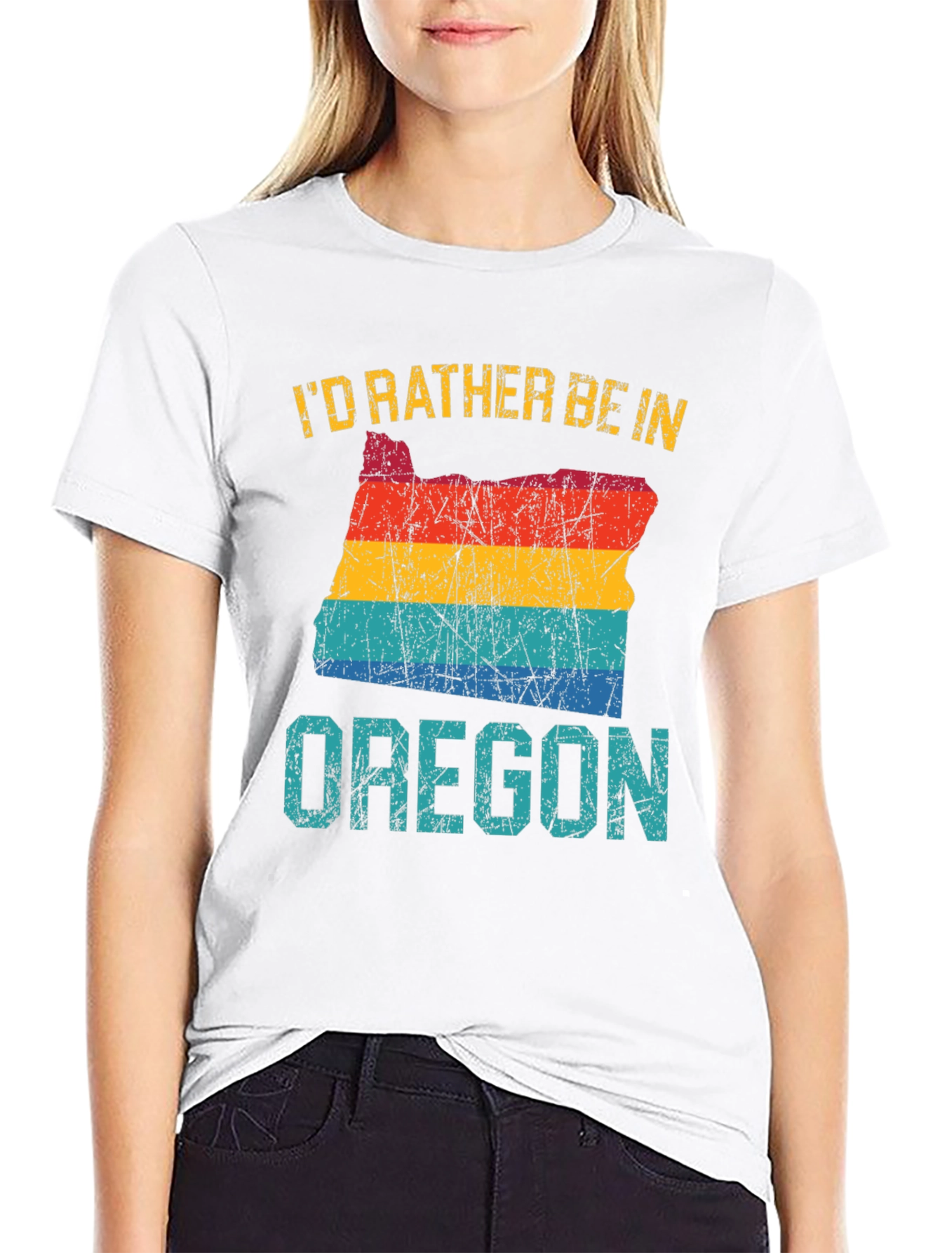 Oregon State Graphic Tee - Retro Travel Shirt