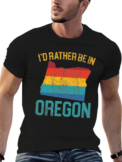 Oregon State Graphic Tee - Retro Travel Shirt