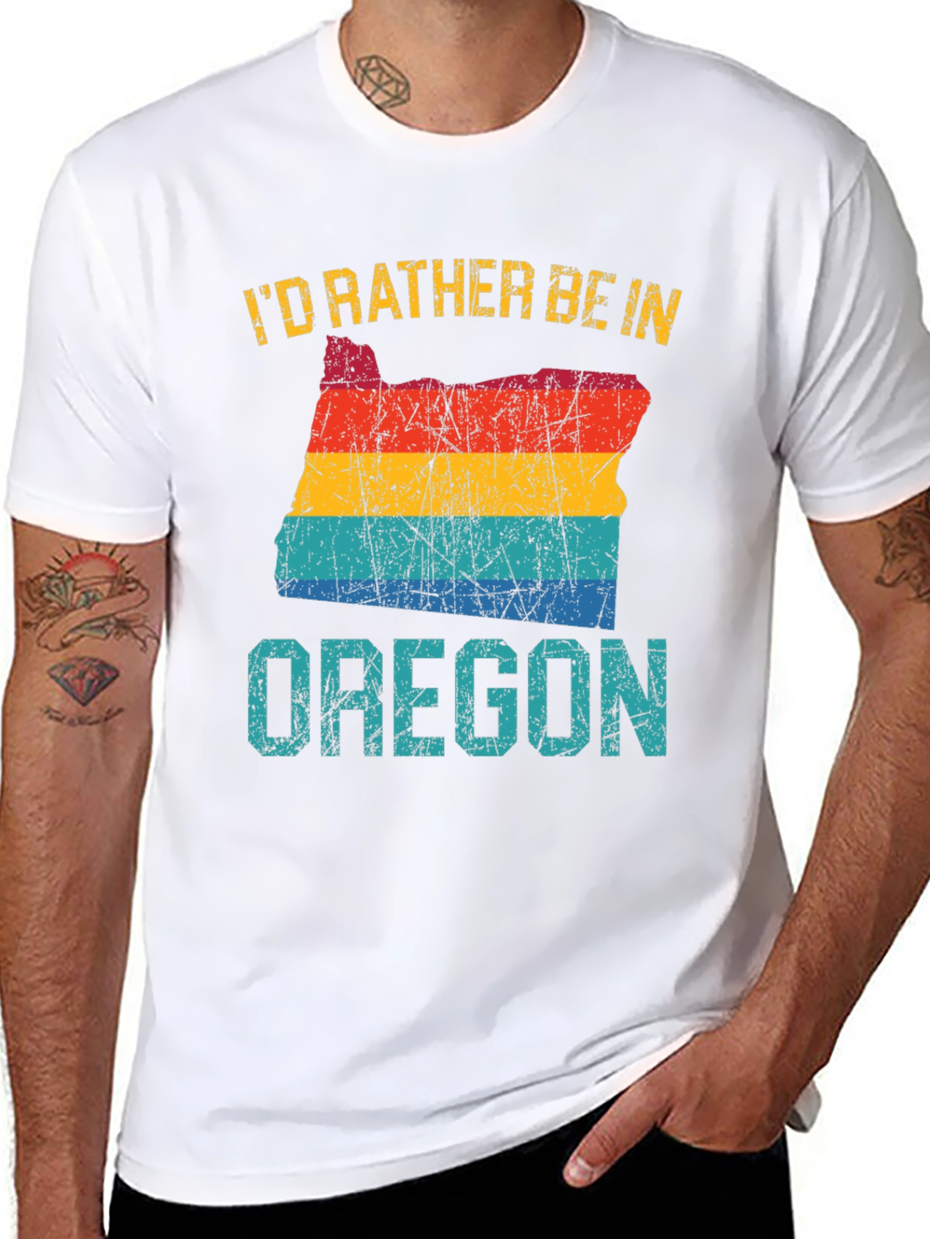 Oregon State Graphic Tee - Retro Travel Shirt