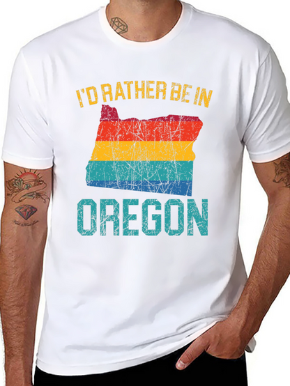 Oregon State Graphic Tee - Retro Travel Shirt