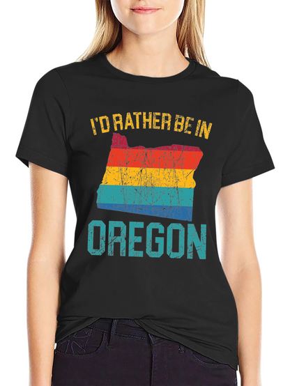 Oregon State Graphic Tee - Retro Travel Shirt