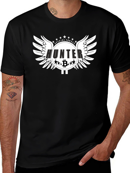Hunter Special Forces Bitcoin Graphic T-Shirt