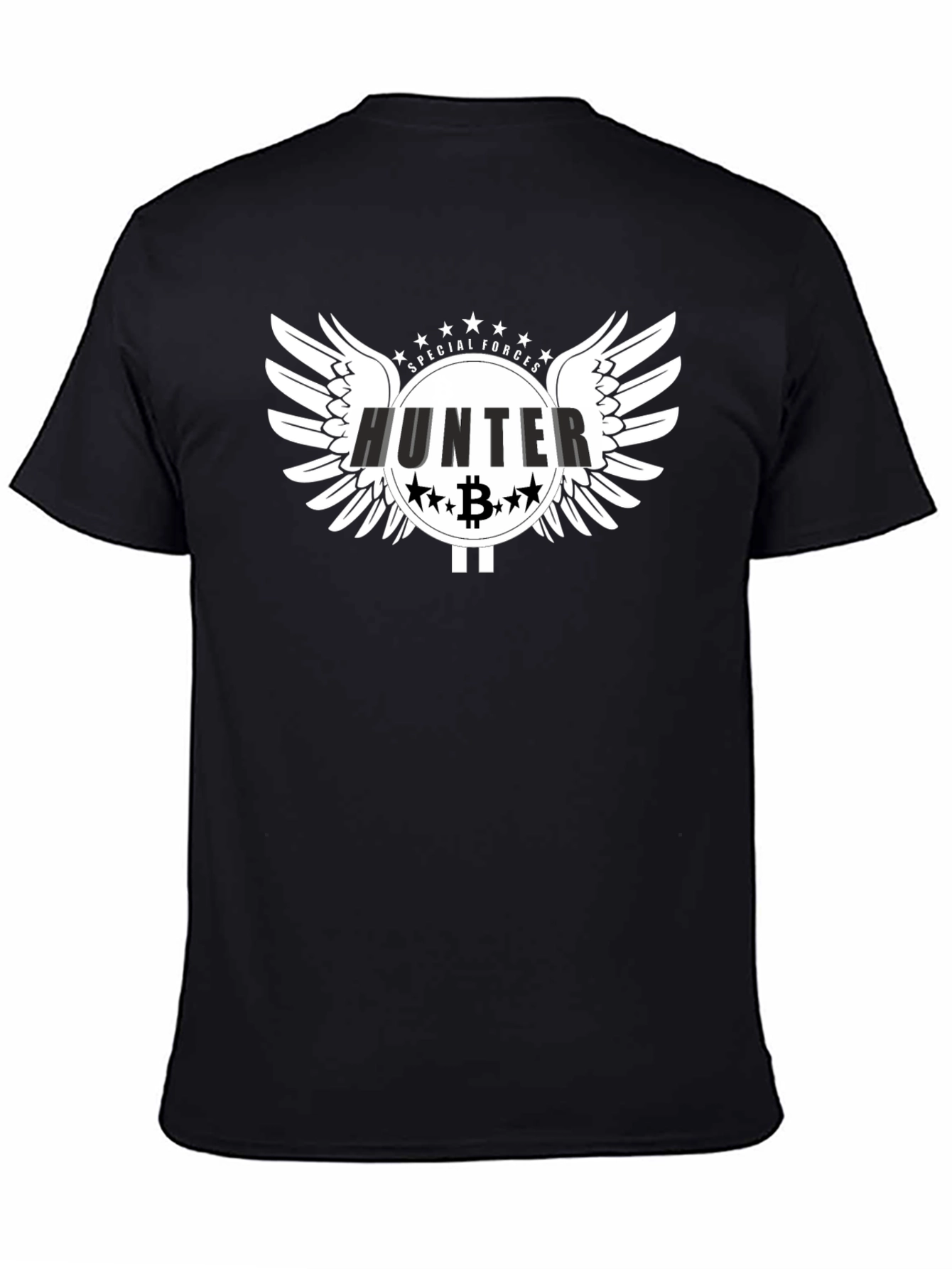 Hunter Special Forces Bitcoin Graphic T-Shirt