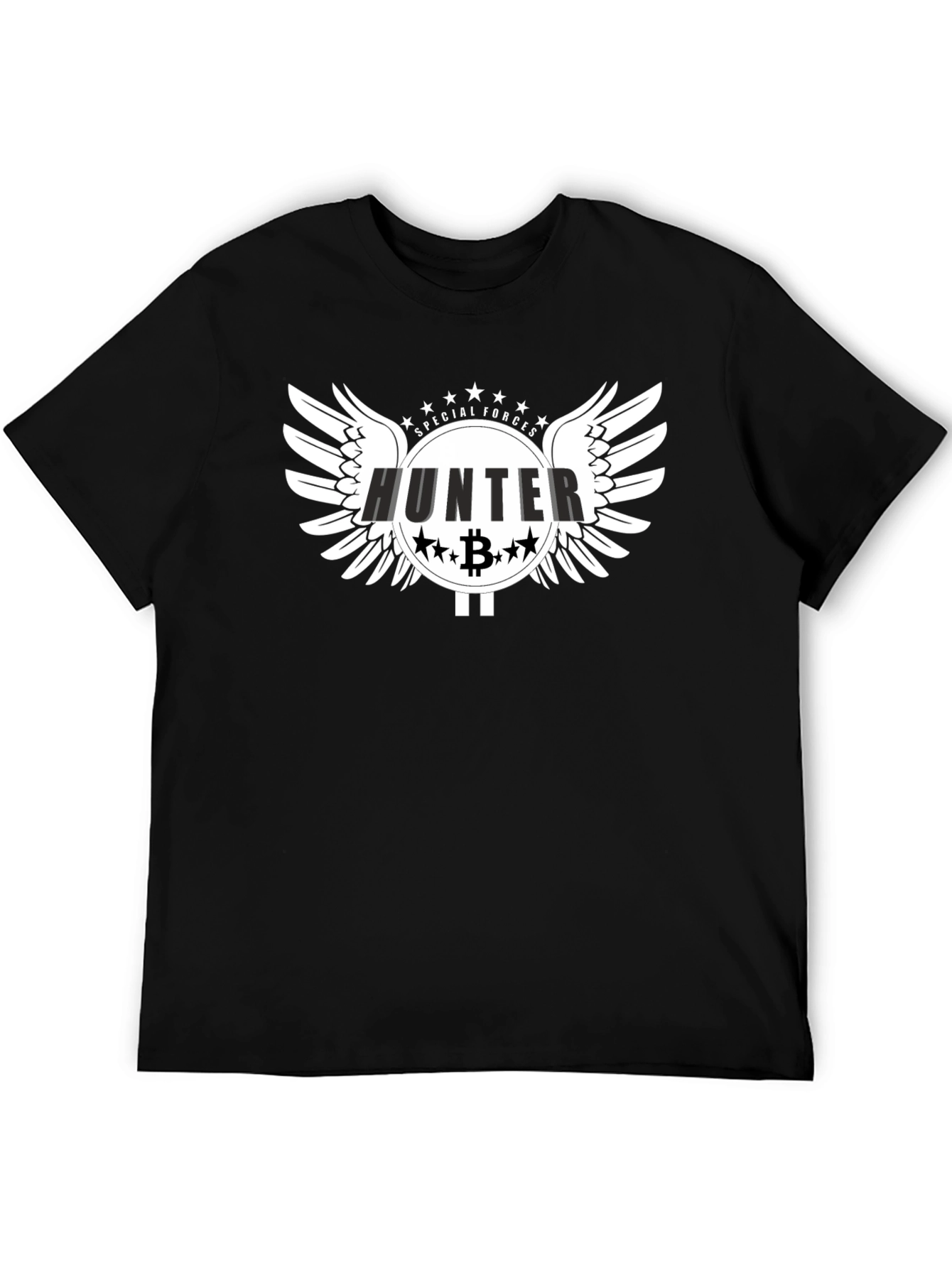 Hunter Special Forces Bitcoin Graphic T-Shirt