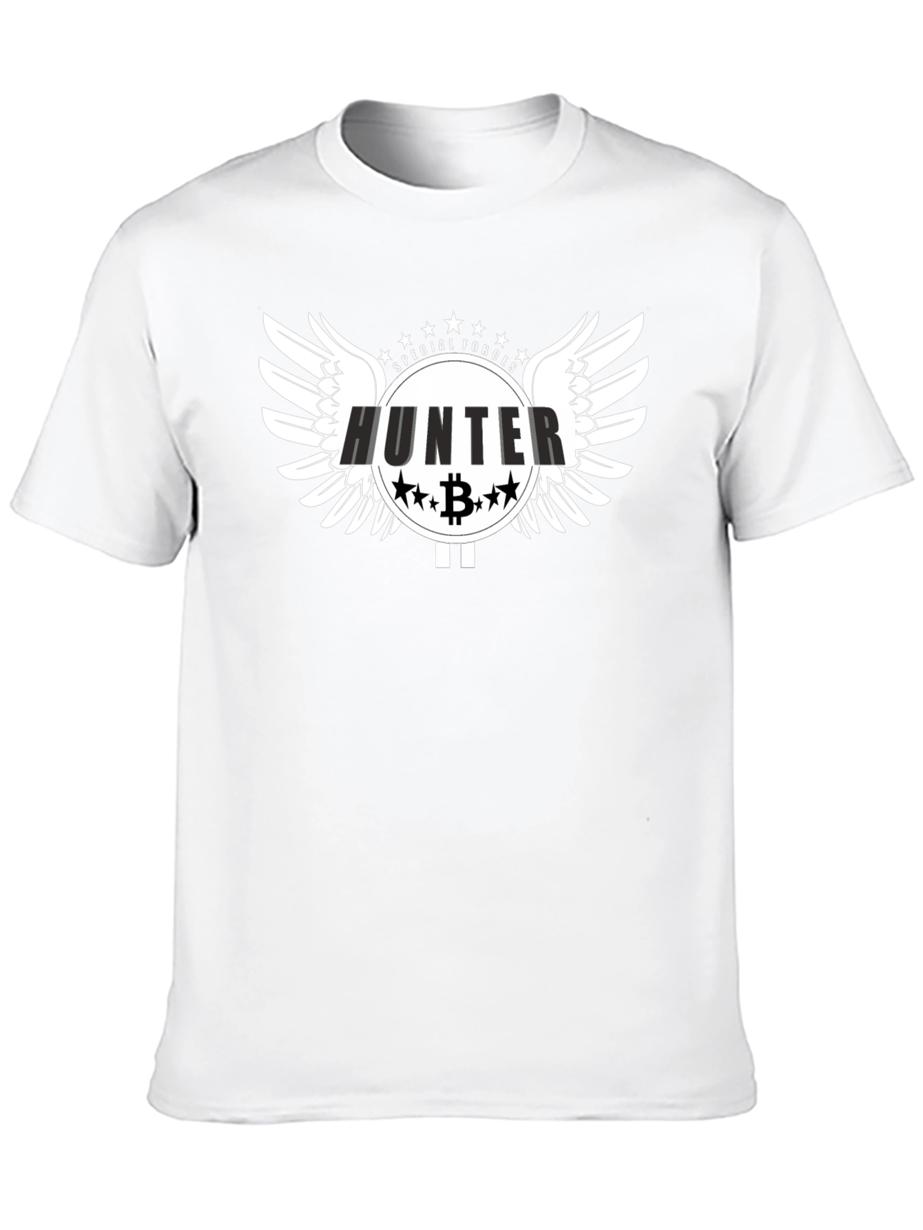 Hunter Special Forces Bitcoin Graphic T-Shirt