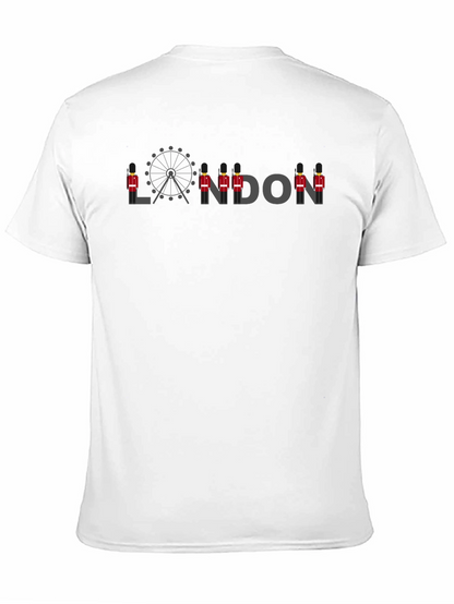 London Ferris Wheel & Guard T-Shirt - Black