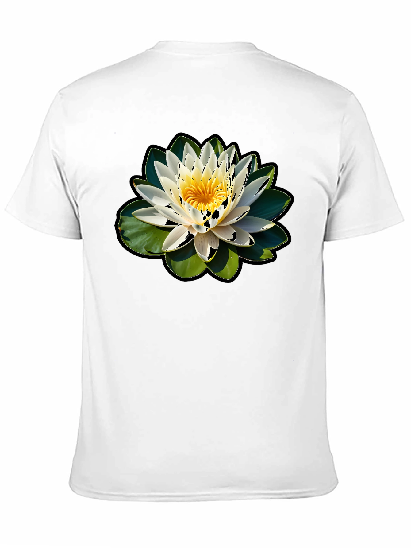Lotus Flower Graphic T-Shirt - Nature Inspired Design