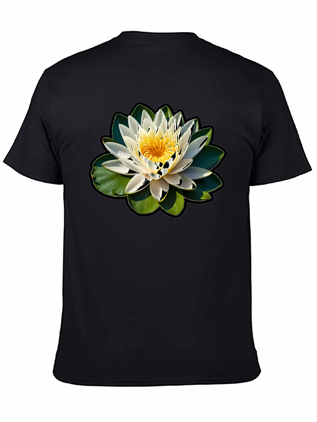 Lotus Flower Graphic T-Shirt - Nature Inspired Design