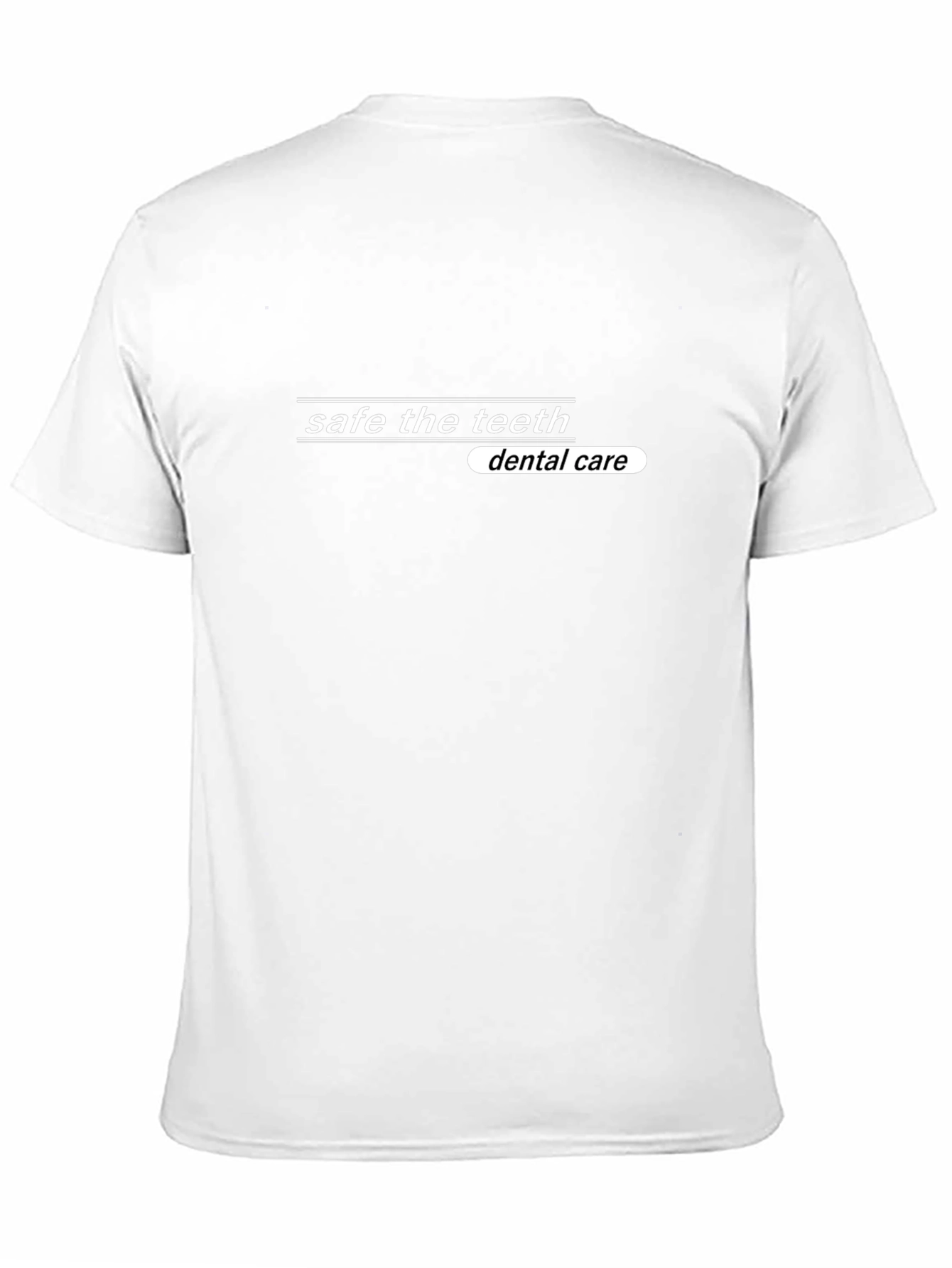Safe the Teeth Dental Care Black T-Shirt