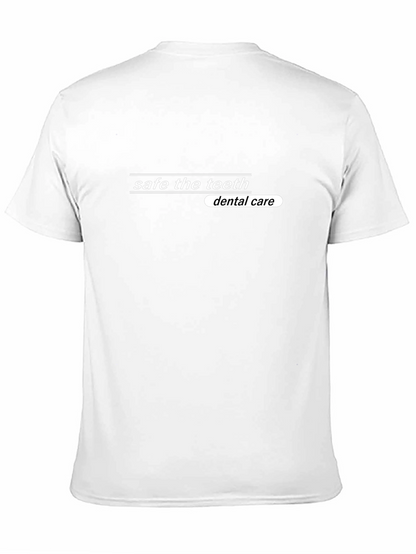 Safe the Teeth Dental Care Black T-Shirt
