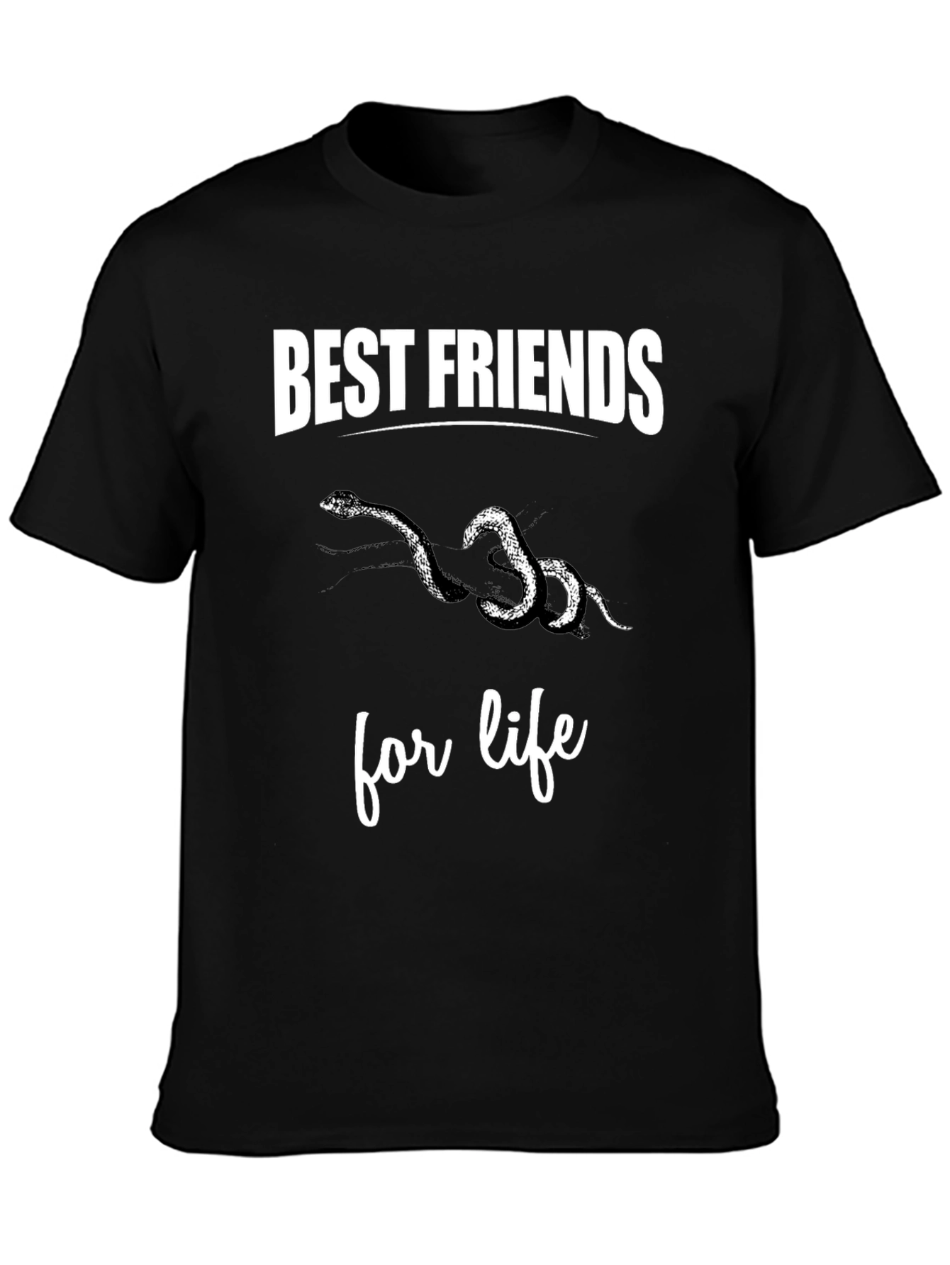 Best Friends Snakes Graphic Tee Shirt