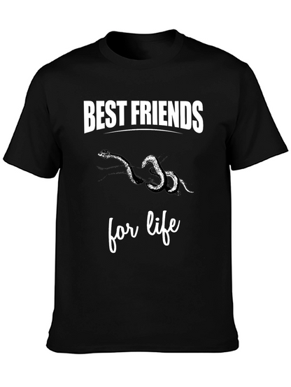 Best Friends Snakes Graphic Tee Shirt
