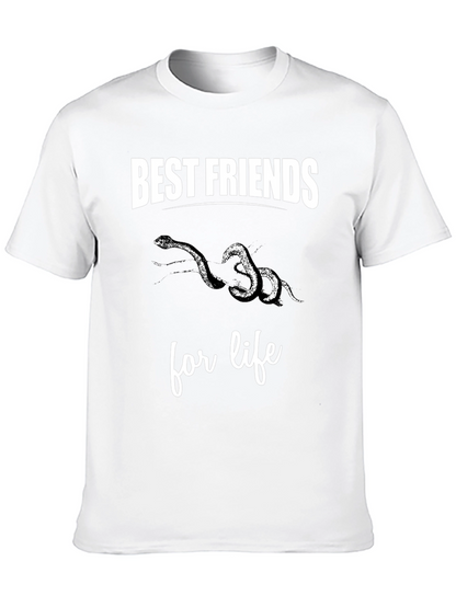 Best Friends Snakes Graphic Tee Shirt