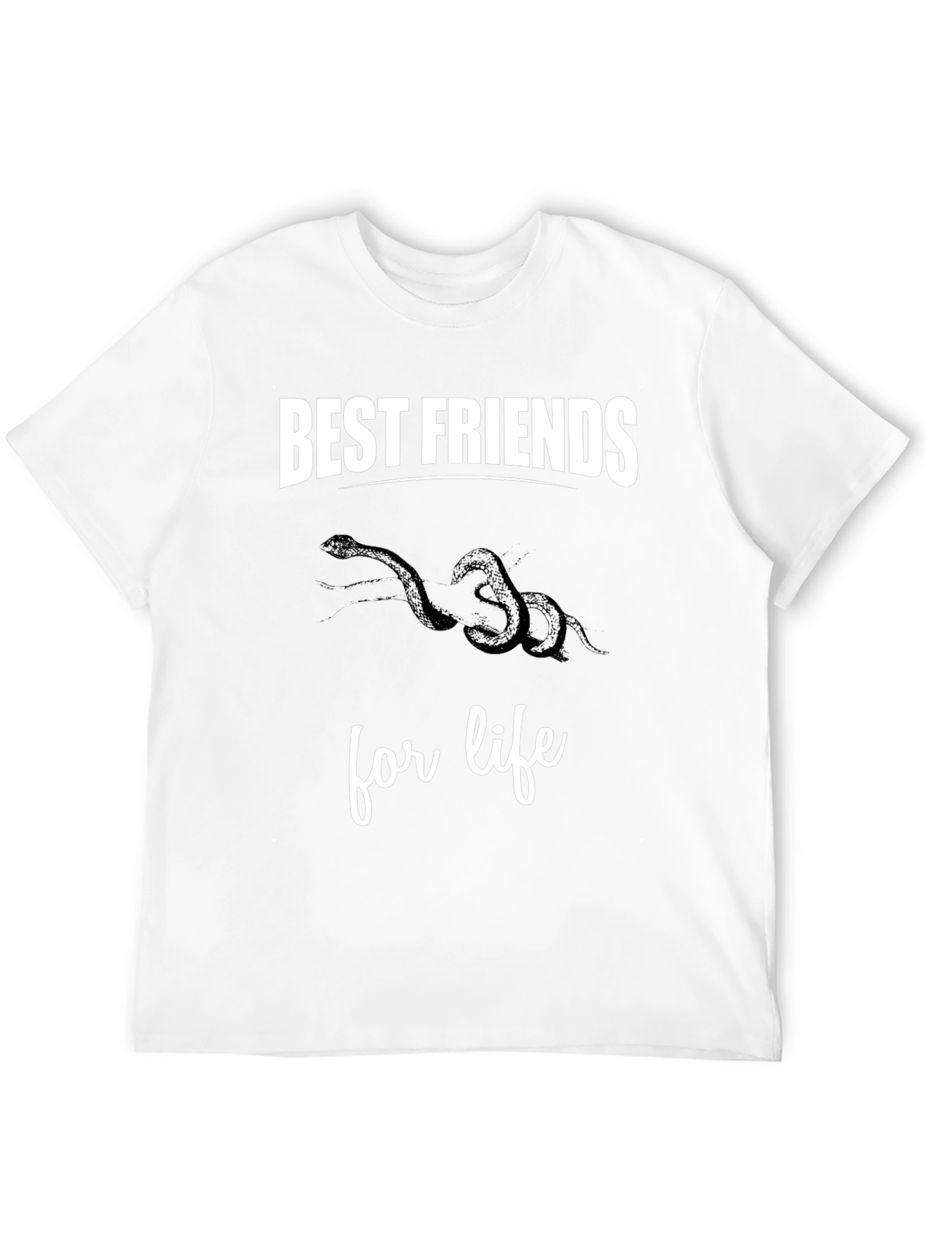 Best Friends Snakes Graphic Tee Shirt