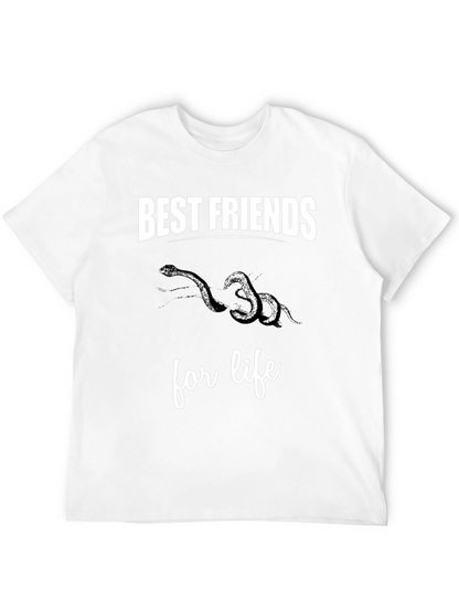 Best Friends Snakes Graphic Tee Shirt