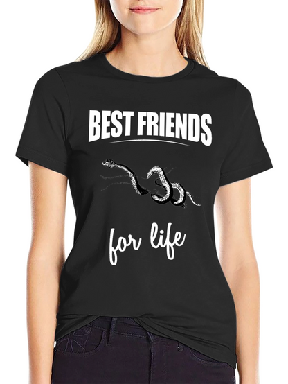 Best Friends Snakes Graphic Tee Shirt