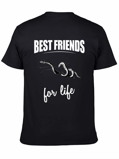 Best Friends Snakes Graphic Tee Shirt