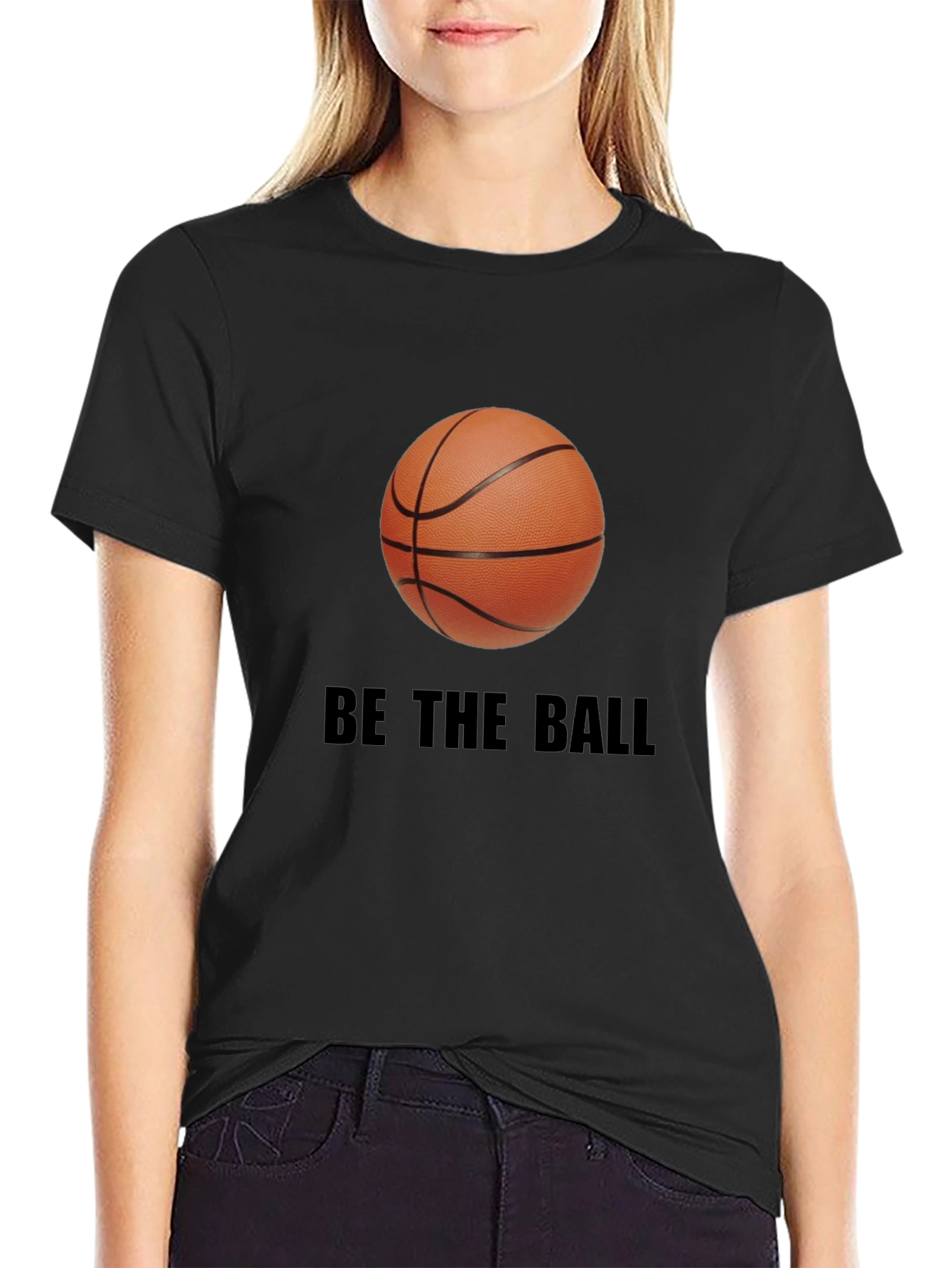 Be the Ball T-Shirt - Unique Basketball Graphic Tee