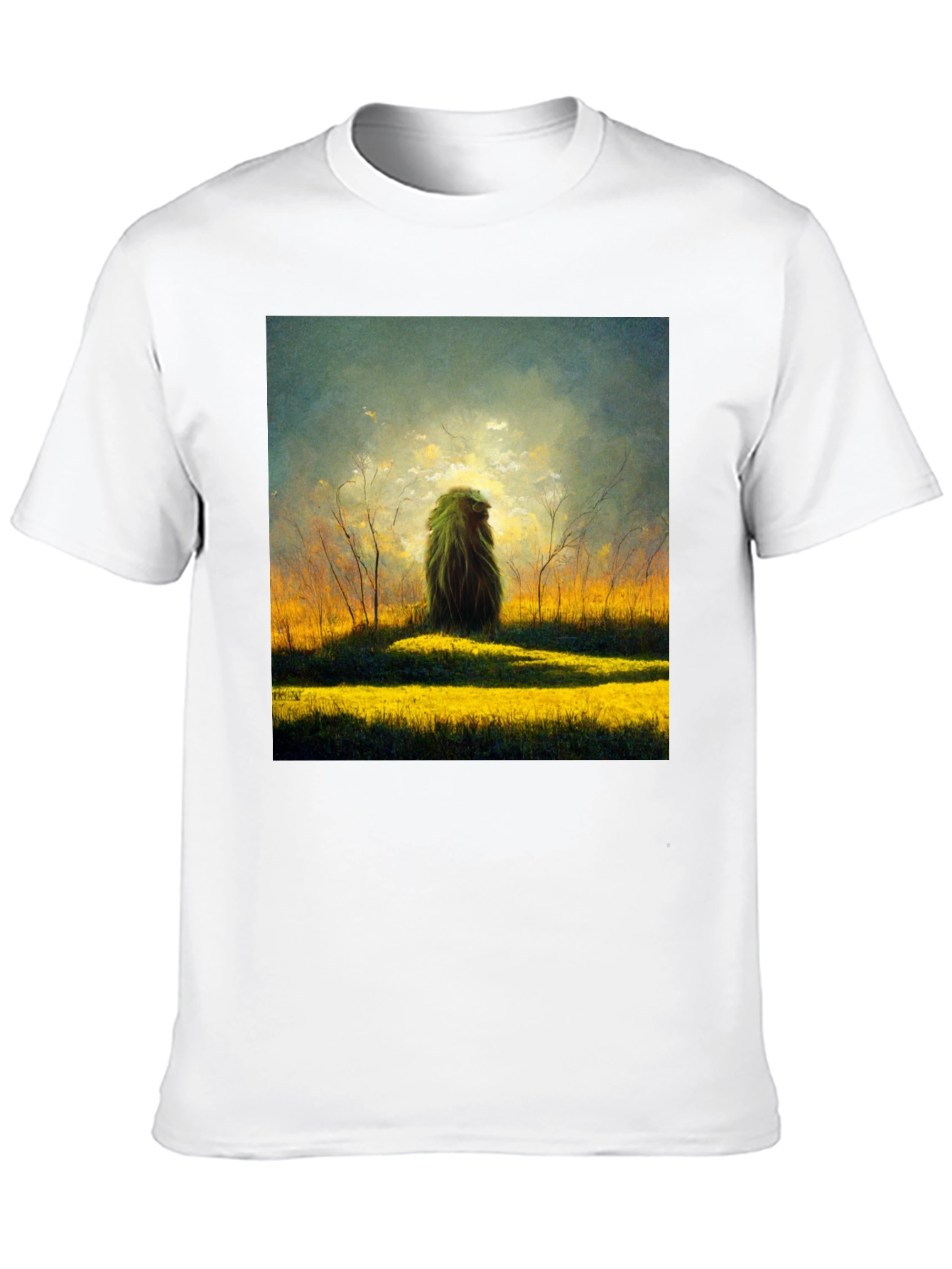 Nature Art Graphic Tee - Mens Black T-Shirt