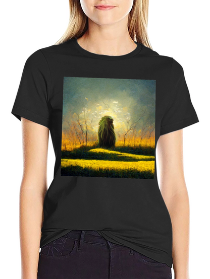 Nature Art Graphic Tee - Mens Black T-Shirt
