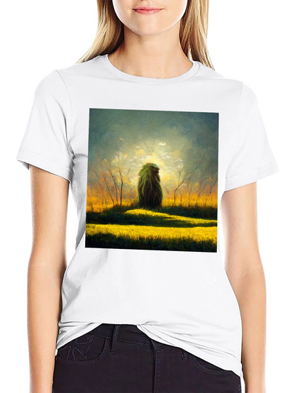 Nature Art Graphic Tee - Mens Black T-Shirt