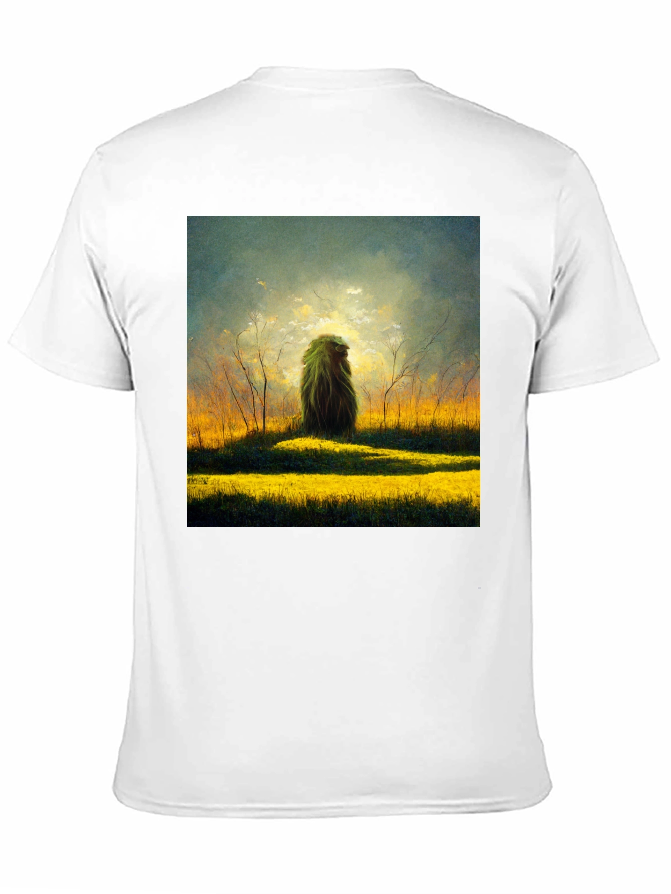 Nature Art Graphic Tee - Mens Black T-Shirt