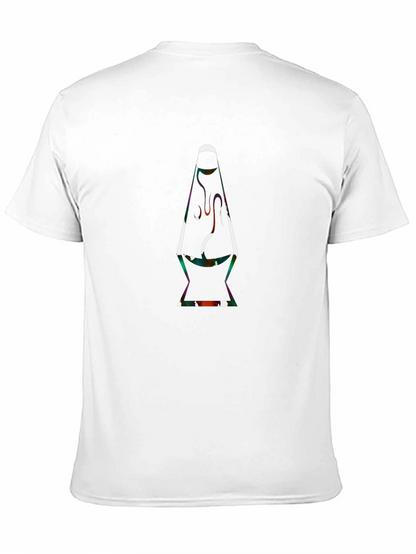 Retro Lava Lamp Graphic Tee - Classic Black T-Shirt