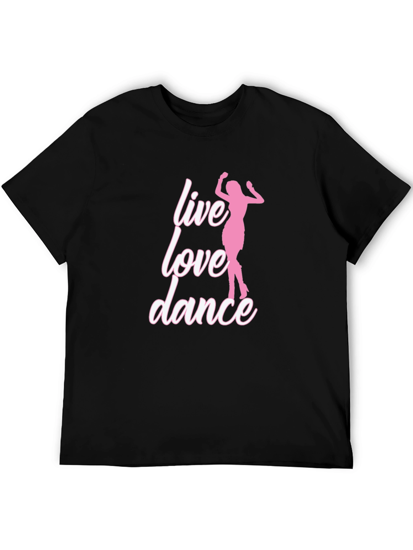 Live Love Dance Graphic Tee - Black