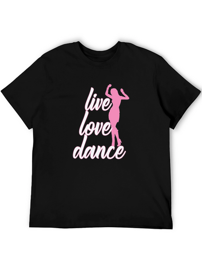 Live Love Dance Graphic Tee - Black
