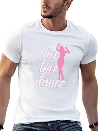 Live Love Dance Graphic Tee - Black