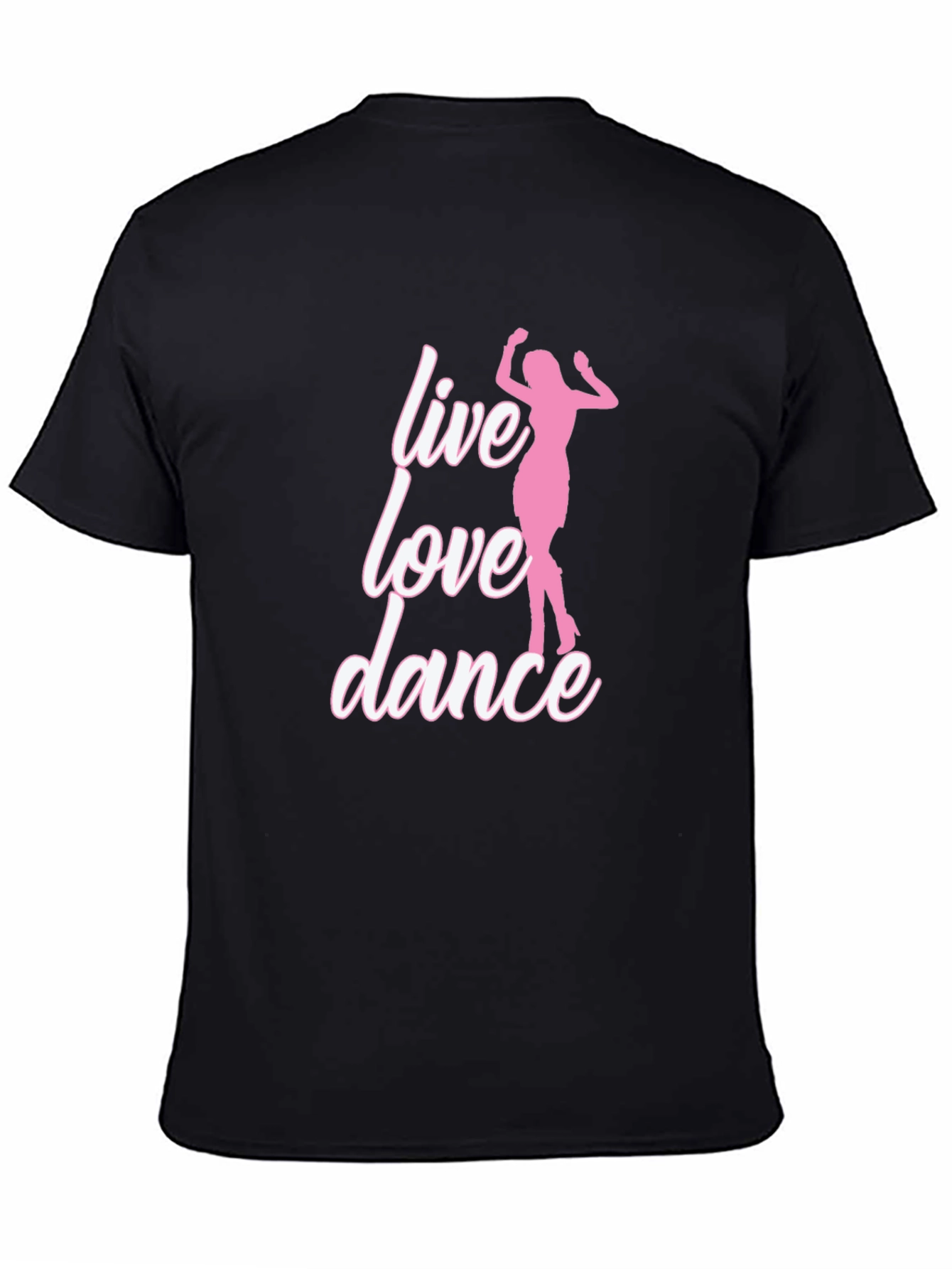 Live Love Dance Graphic Tee - Black