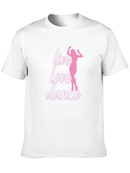 Live Love Dance Graphic Tee - Black