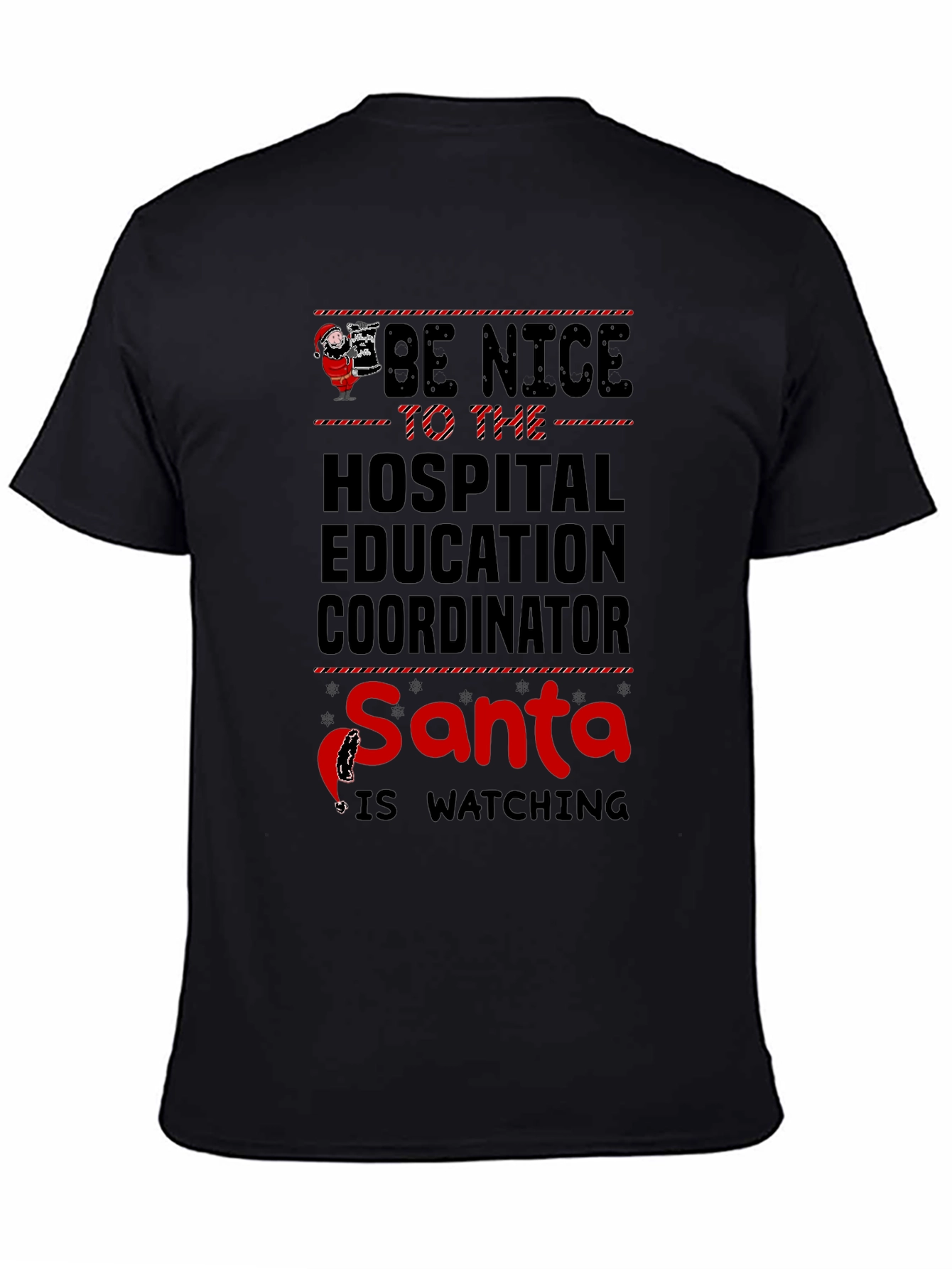 Funny Hospital Education Coordinator Santa T-Shirt