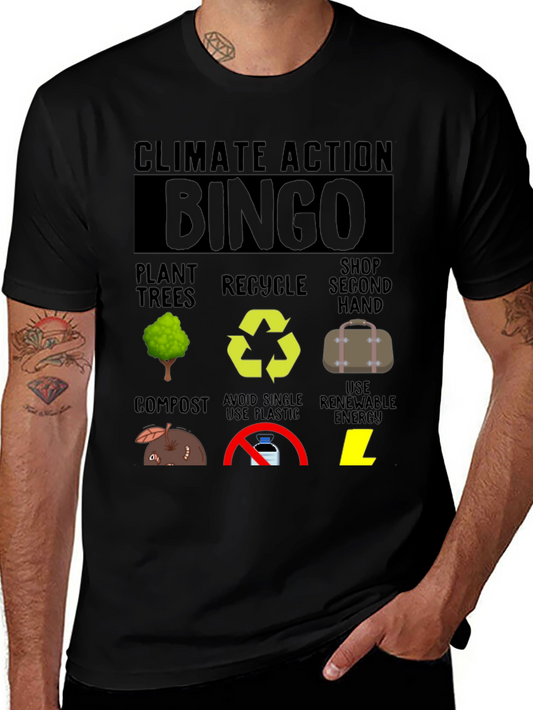 Climate Action Bingo T-Shirt
