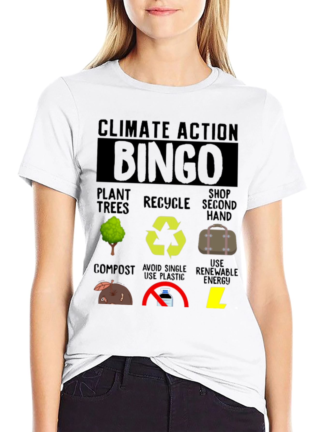 Climate Action Bingo T-Shirt