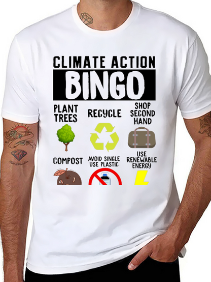 Climate Action Bingo T-Shirt