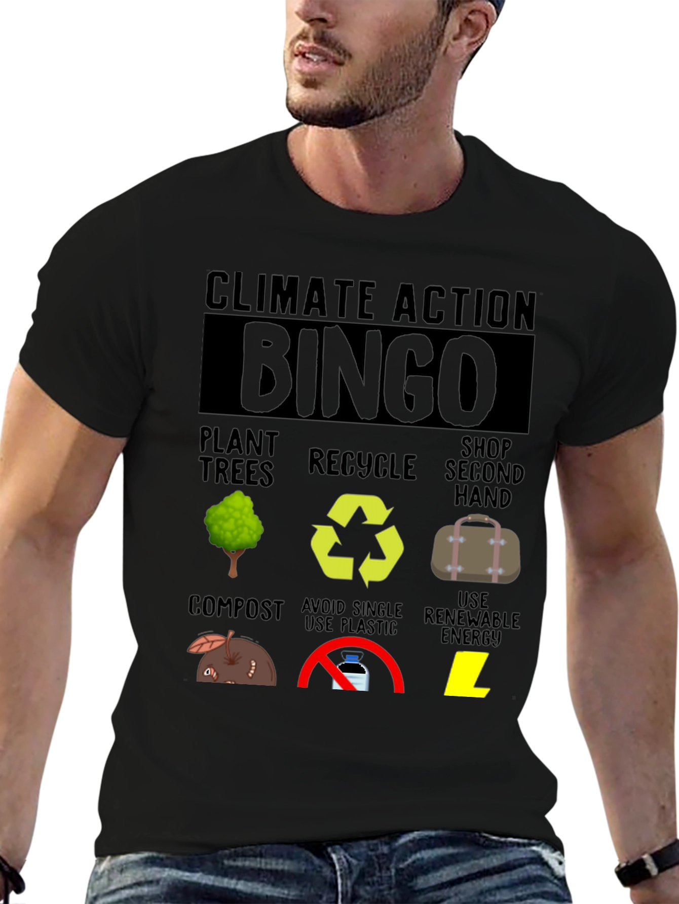 Climate Action Bingo T-Shirt