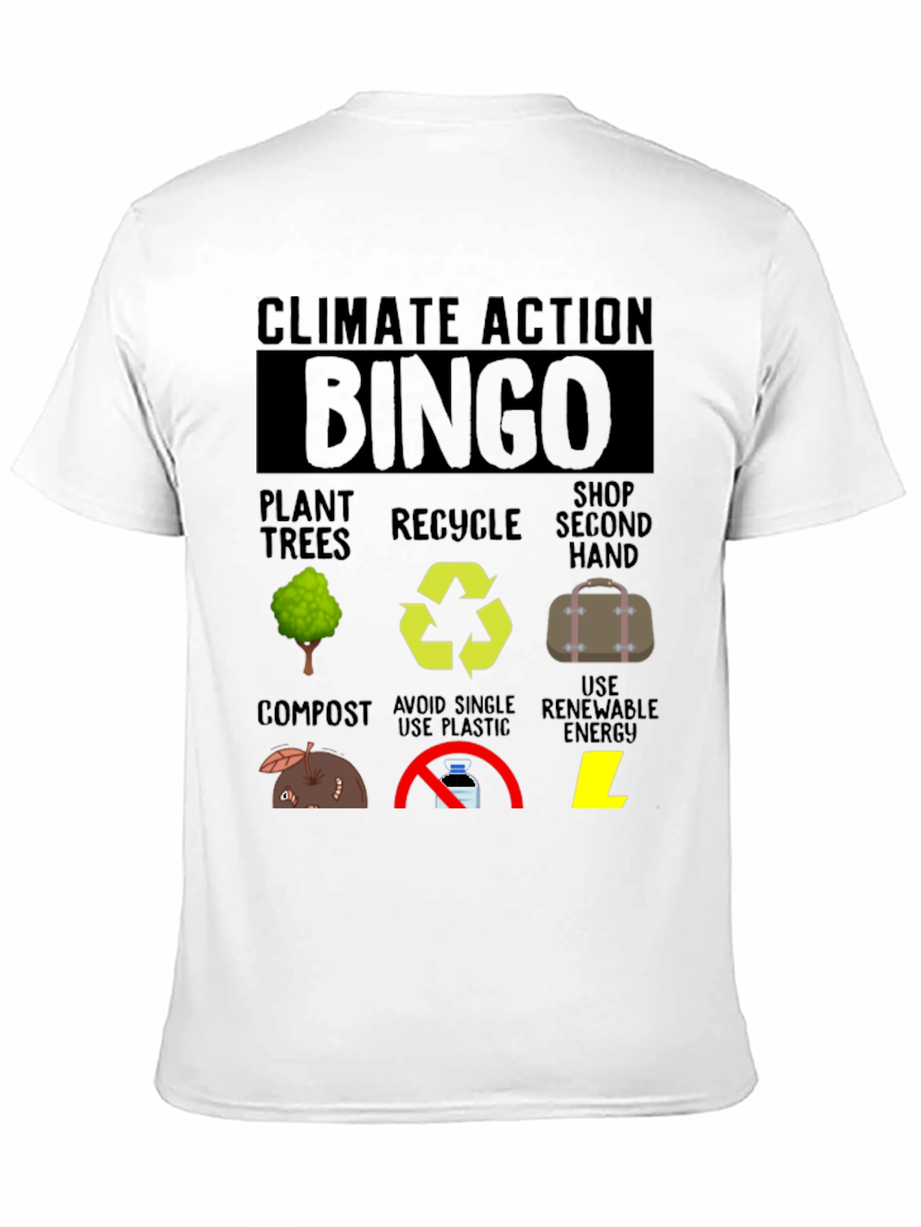Climate Action Bingo T-Shirt