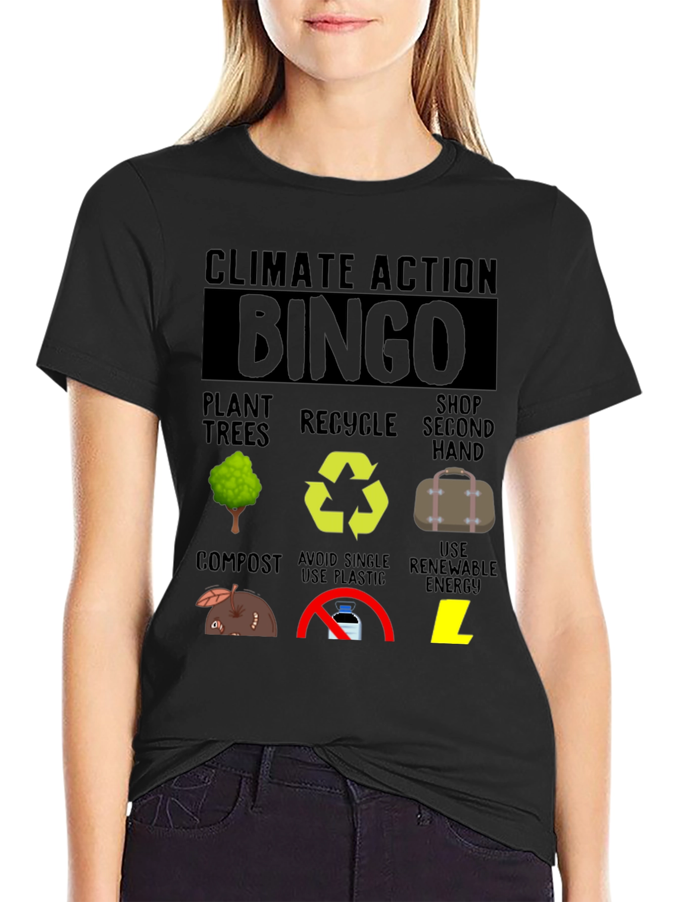 Climate Action Bingo T-Shirt