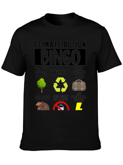 Climate Action Bingo T-Shirt