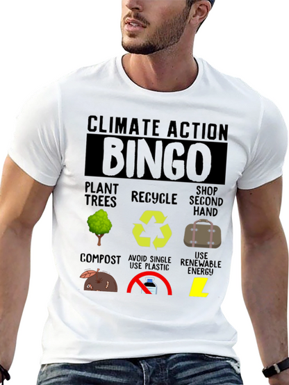 Climate Action Bingo T-Shirt