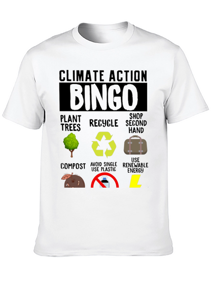Climate Action Bingo T-Shirt