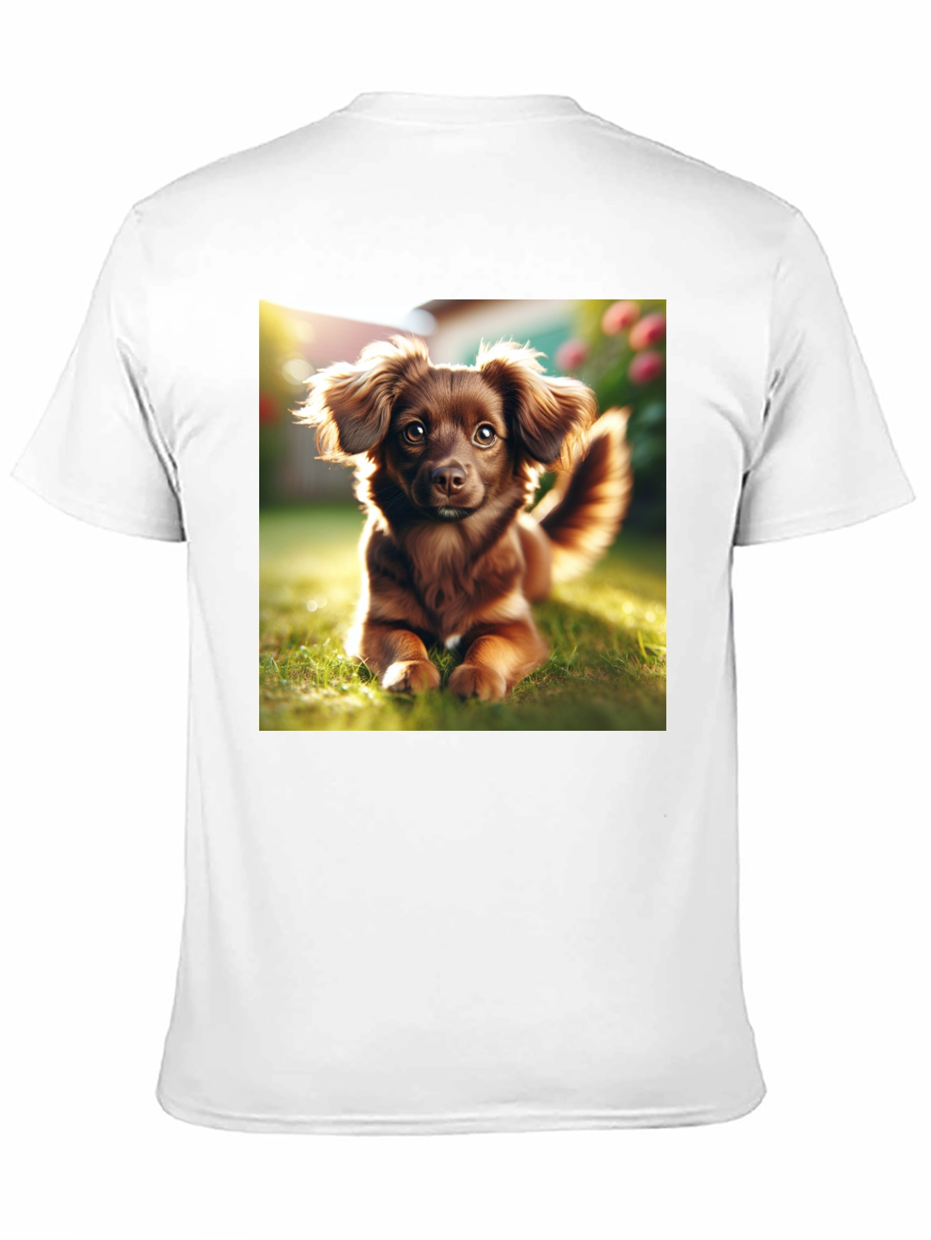 Cute Dog Graphic Tee - Unisex Black T-Shirt