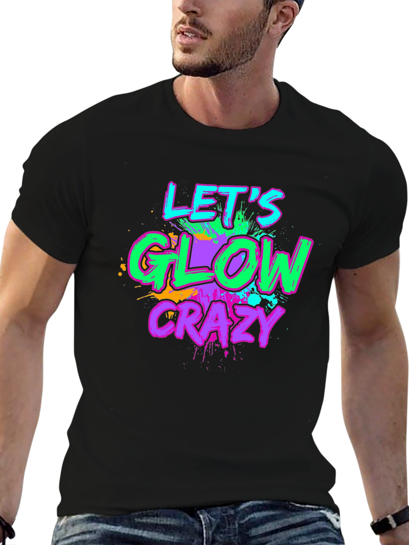 Lets Glow Crazy Graphic Tee