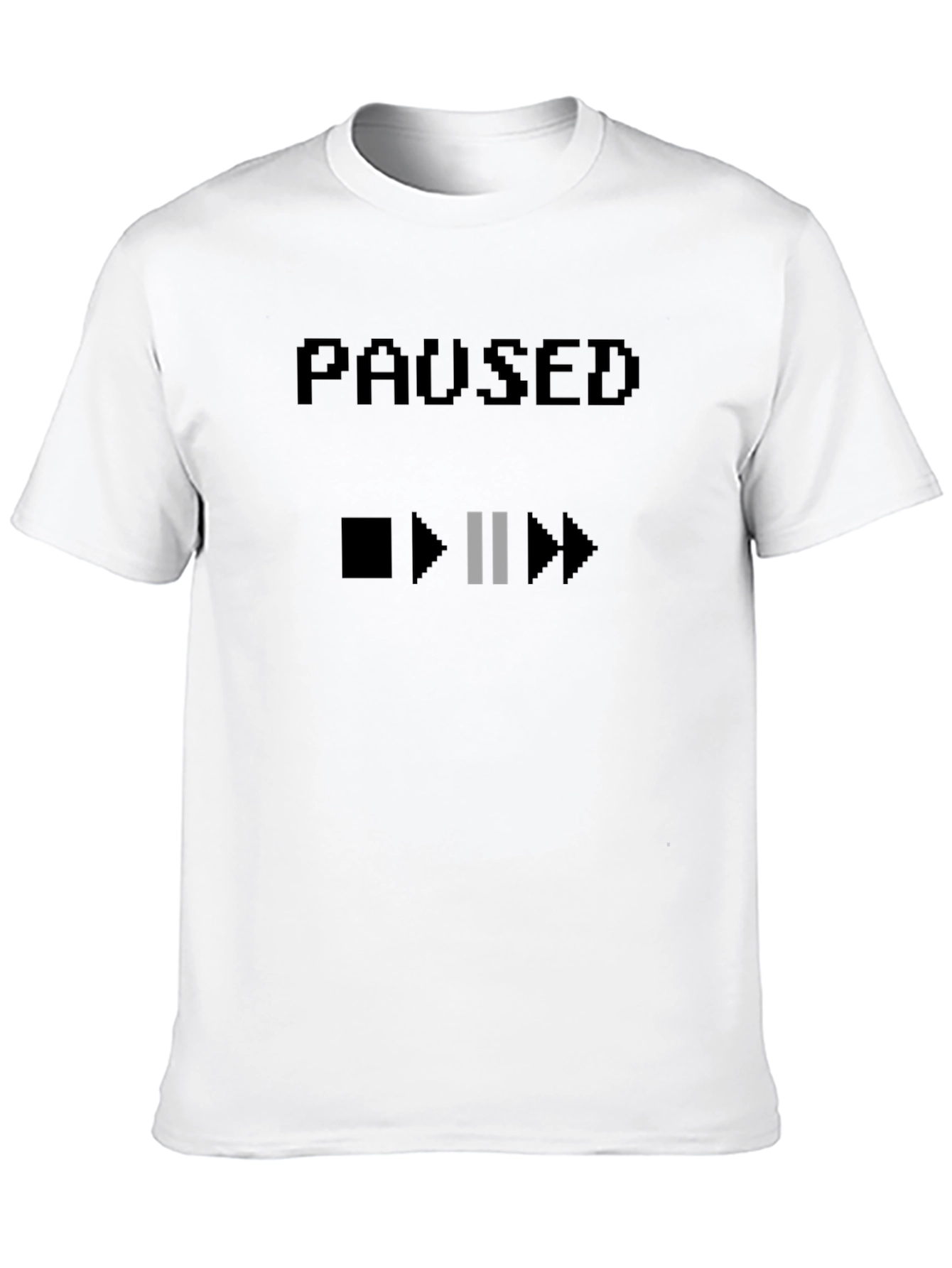 Paused Graphic T-Shirt - Gamer Style Tee
