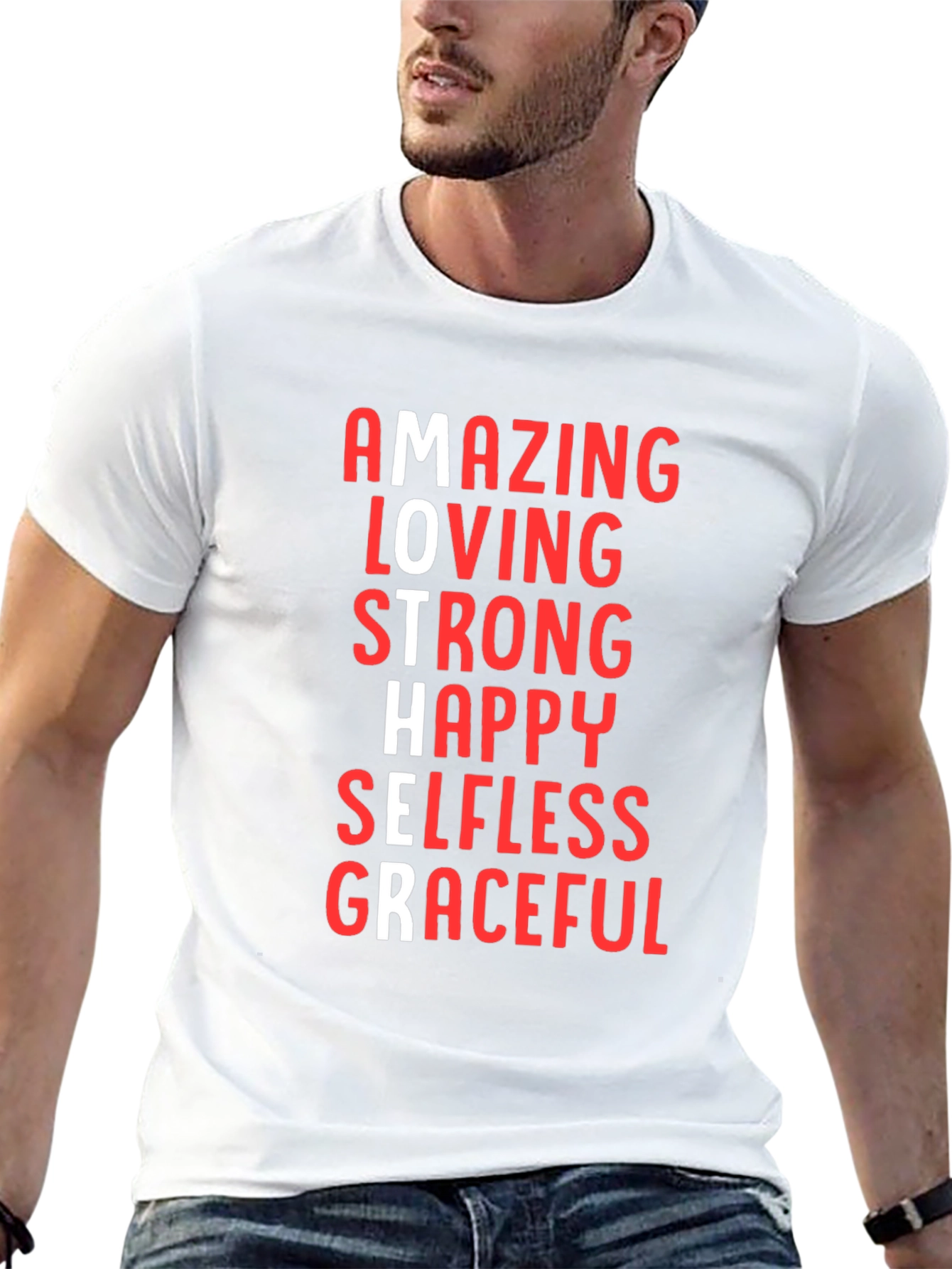 Amazing Mother Graphic Tee - Black