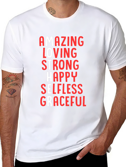Amazing Mother Graphic Tee - Black