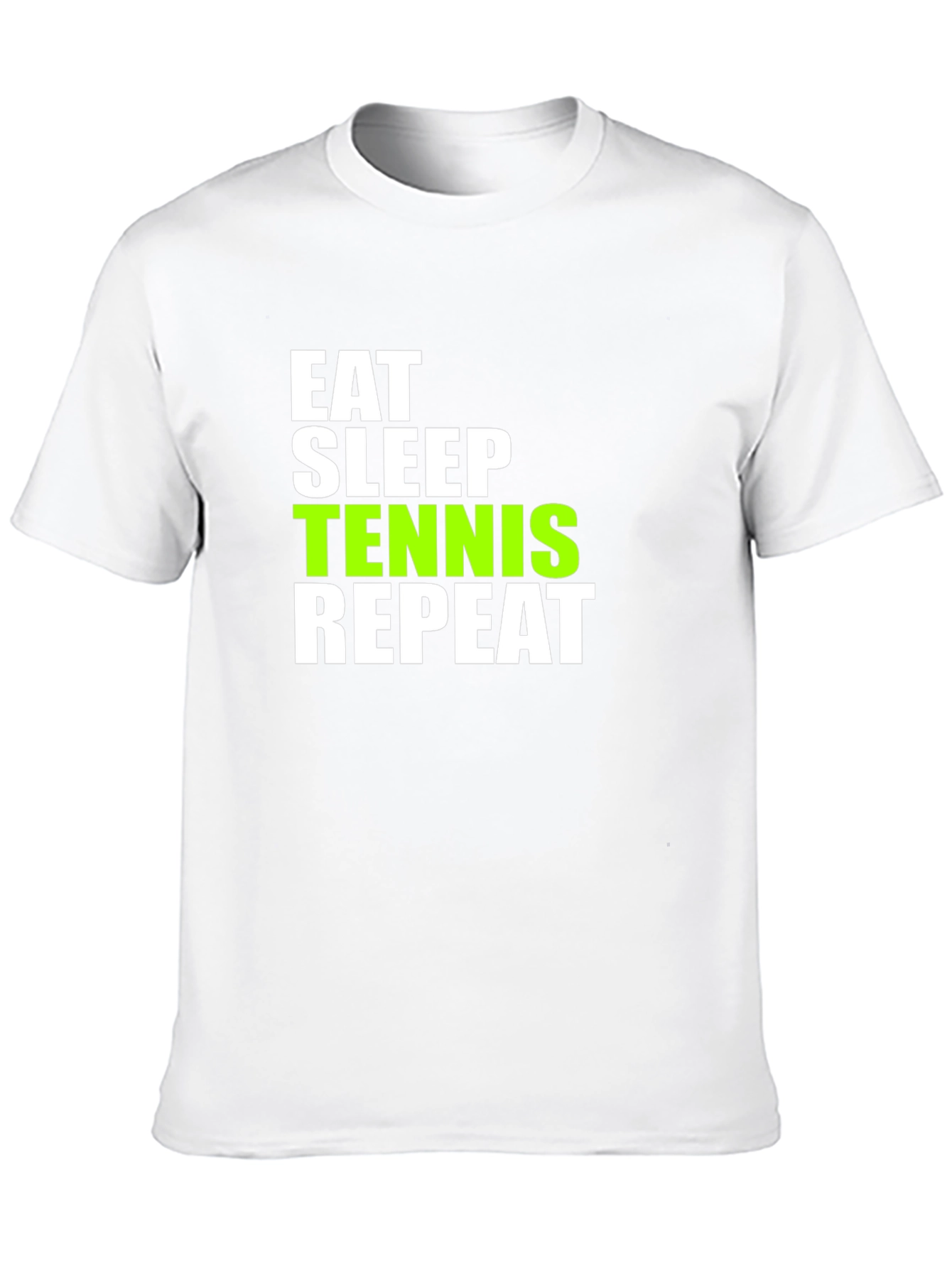 Eat Sleep Tennis Repeat Graphic Tee