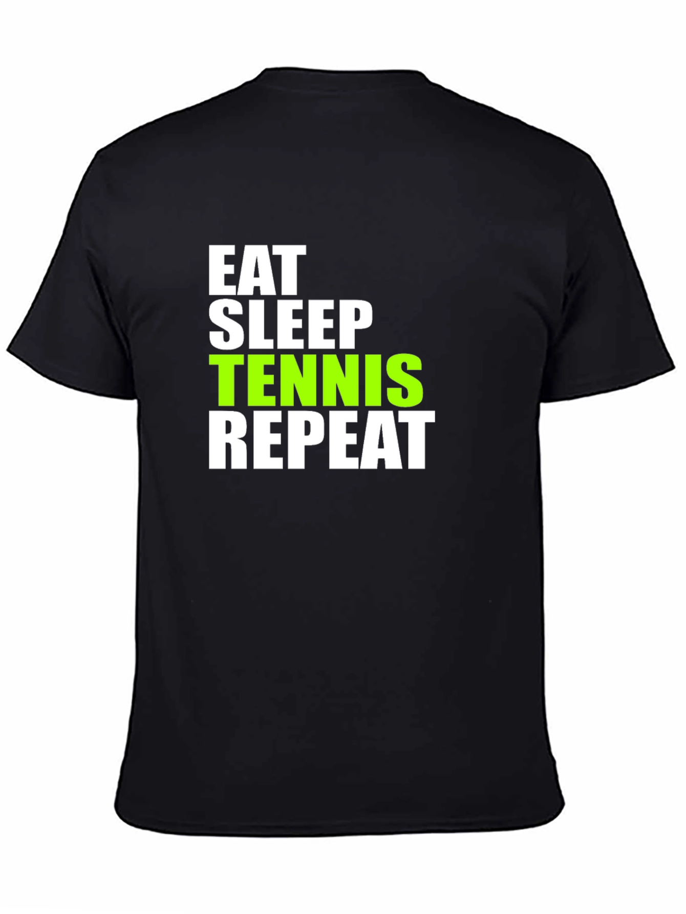 Eat Sleep Tennis Repeat Graphic Tee